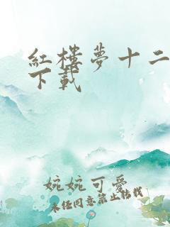 红楼梦十二金钗下载