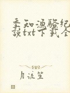 季知渔骆纪驰小说txt下载全本小说