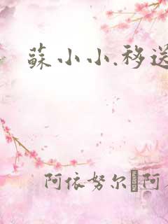 苏小小.移送