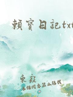 赖宝日记txt