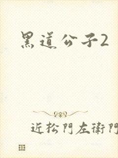 黑道公子2