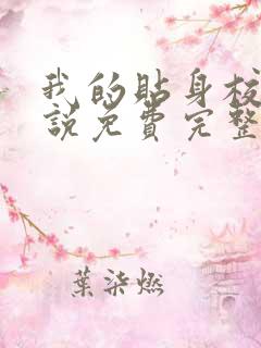 我的贴身校花小说免费完整版txt
