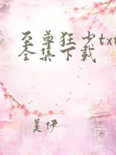 至尊狂少txt全集下载