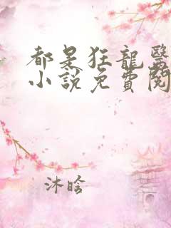 都是狂龙医仙的小说免费阅读