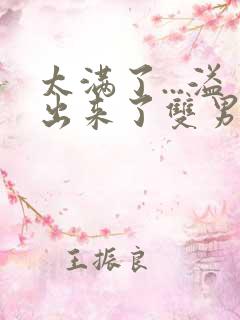 太满了...溢出来了双男动漫