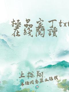 极品家丁txt在线阅读