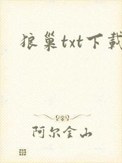 狼巢txt下载