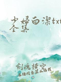 少妇白洁txt全集