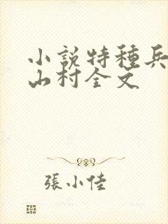 小说特种兵王在山村全文