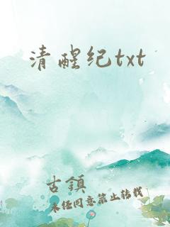 清醒纪txt