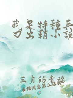 我是特种兵之利刃出鞘小说