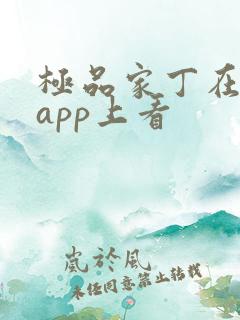 极品家丁在哪个app上看