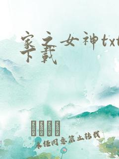 家之女神txt下载