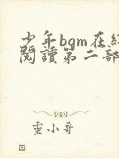 少年bgm在线阅读第二部免费