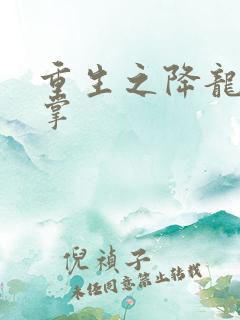 重生之降龙十八掌