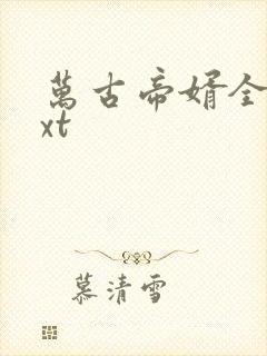 万古帝婿全本txt