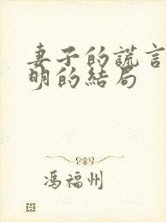 妻子的谎言江一明的结局