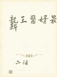 龙王医婿最快更新