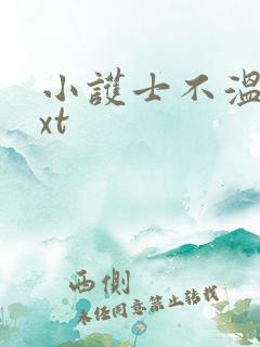 小护士不温柔txt
