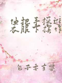 他把手探进我的衣服下摆作文