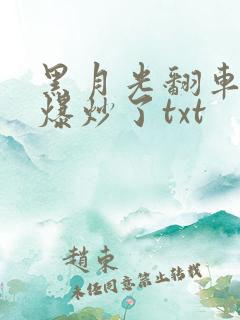 黑月光翻车后被爆炒了txt