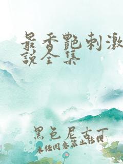 最香艳刺激的小说全集