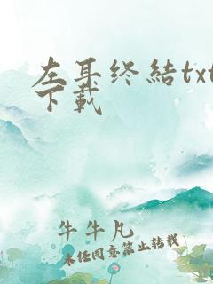 左耳终结txt下载