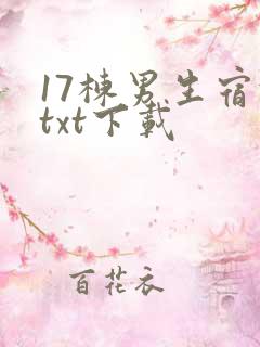 17栋男生宿舍txt下载