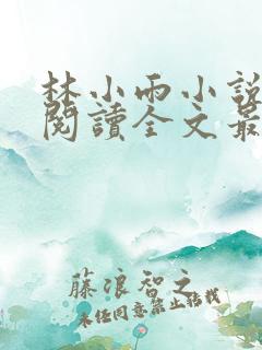 林小雨小说免费阅读全文最新章节