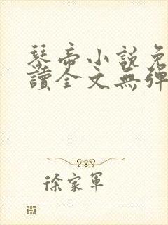琴帝小说免费阅读全文无弹窗