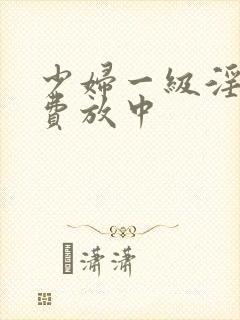 少妇一级淫片免费放中
