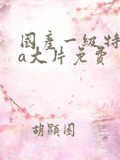 国产一级特黄aa大片免费