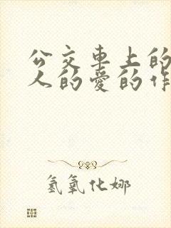公交车上的陌生人的爱的作文
