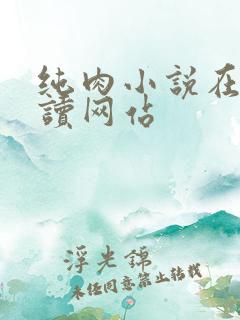 纯肉小说在线阅读网站