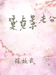 晚上是老公白天是儿子