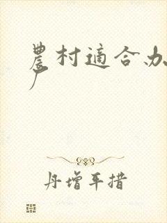 农村适合办什么厂