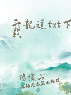 升龙道txt下载