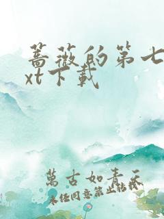 蔷薇的第七夜txt下载