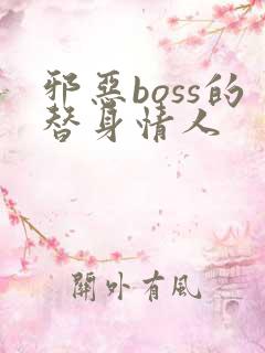 邪恶boss的替身情人