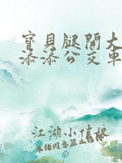宝贝腿开大点我添添公交车