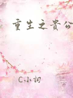 重生之贵公子