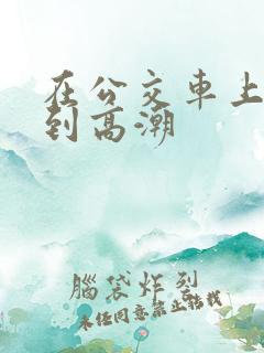 在公交车上被顶到高潮