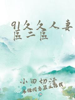 91久久人妻一区二区