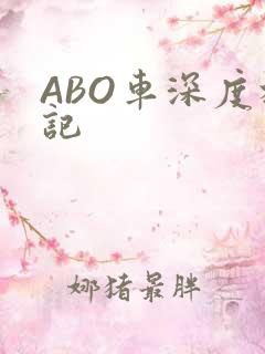 ABO车深度标记