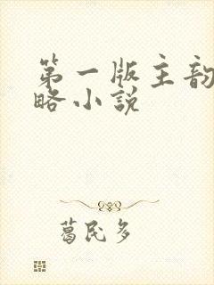 第一版主韵母攻略小说