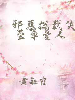 邪恶总裁失心劫 至尊爱人