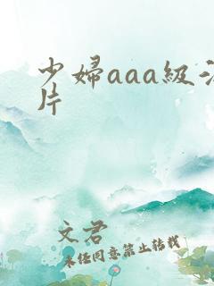 少妇aaa级淫片
