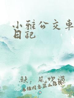 小雅公交车玩具日记