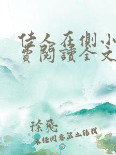 佳人在侧小说免费阅读全文无弹窗