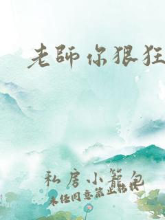 老师你狠狂